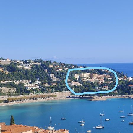 Vintage Flat Overlooking Villefranche Bay Leilighet Eksteriør bilde