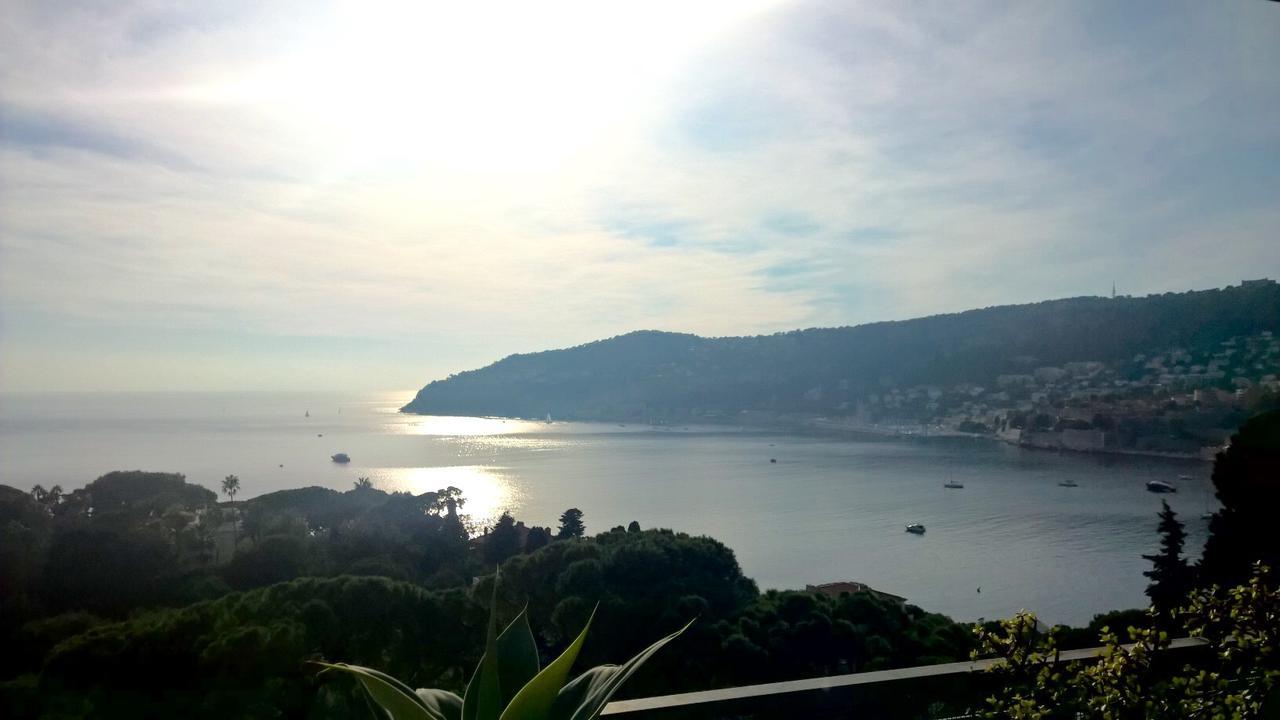Vintage Flat Overlooking Villefranche Bay Leilighet Eksteriør bilde